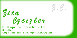 zita czeizler business card